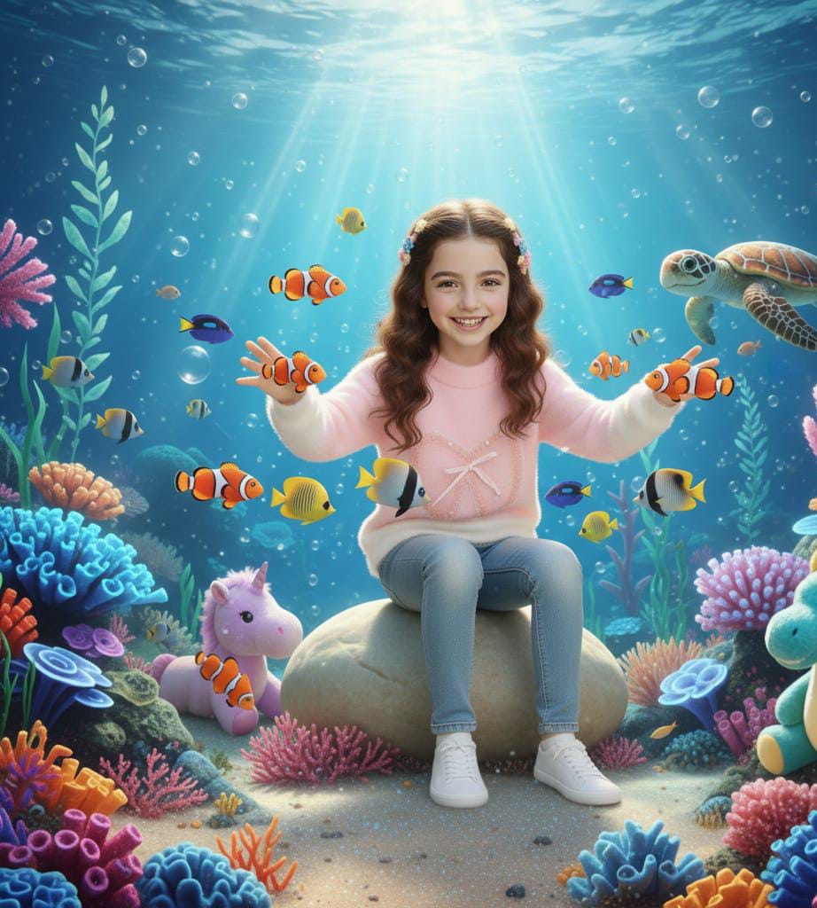 Kids Fluffy Rabbit Wool Knitted Sweater – Bow Design